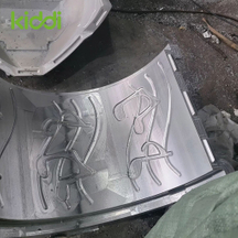 قالب منزلق الأنبوب الحلزوني مصنوع من الألومنيوم المصبوب